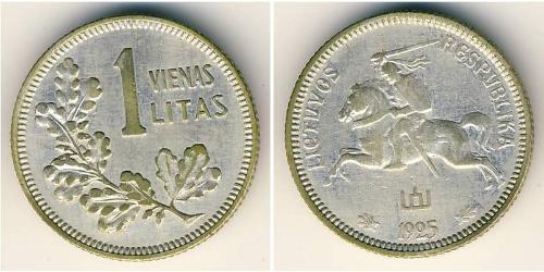 1 Litas Lithuania (1991 - ) Silver 