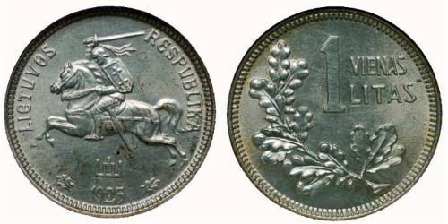 1 Litas Lithuania (1991 - ) Silver 