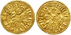 1 Maravedi Kingdom of Portugal (1139-1910) Gold Sancho I of Portugal (1154-1212)