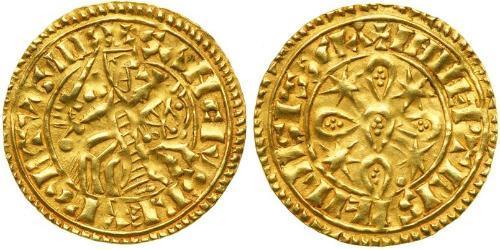 1 Maravedi Kingdom of Portugal (1139-1910) Gold Sancho I of Portugal (1154-1212)