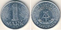 1 Mark Repubblica Democratica Tedesca (1949-1990) Alluminio 