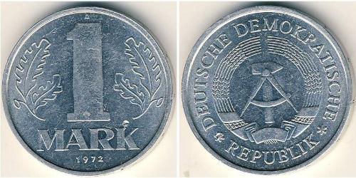 1 Mark Repubblica Democratica Tedesca (1949-1990) Alluminio 