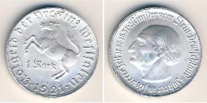 1 Mark Deutschland Aluminium 