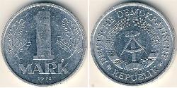 1 Mark German Democratic Republic (1949-1990) Aluminium 