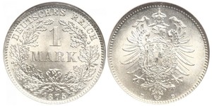 1 Mark Empire allemand (1871-1918) Argent 