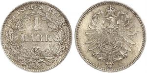 1 Mark Empire allemand (1871-1918) Argent 