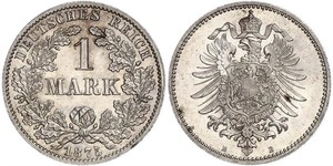 1 Mark Empire allemand (1871-1918) Argent 