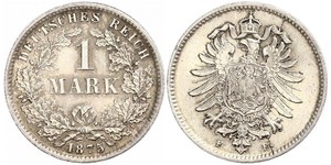 1 Mark Empire allemand (1871-1918) Argent 