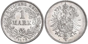 1 Mark Empire allemand (1871-1918) Argent 