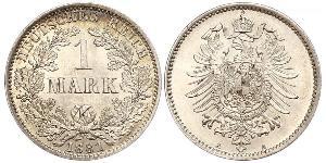 1 Mark Empire allemand (1871-1918) Argent 