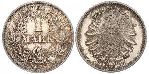 1 Mark Empire allemand (1871-1918) Argent 