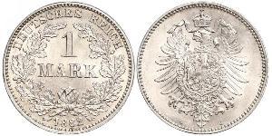 1 Mark Empire allemand (1871-1918) Argent 