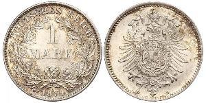 1 Mark Empire allemand (1871-1918) Argent 