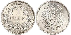 1 Mark Empire allemand (1871-1918) Argent 