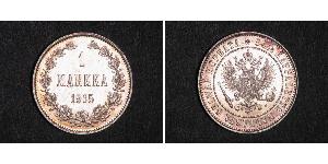 1 Mark Granducato di Finlandia (1809 - 1917) Argento Nicola II (1868-1918)