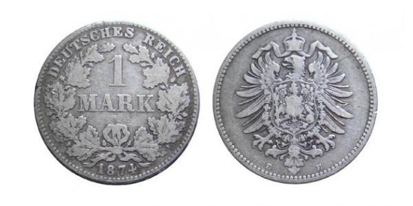 1 Mark Impero tedesco (1871-1918) Argento 