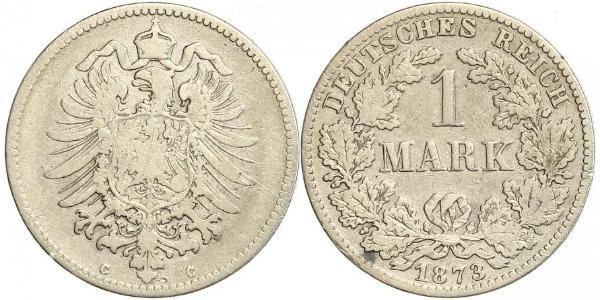 1 Mark Impero tedesco (1871-1918) Argento 