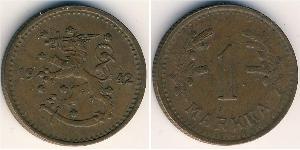 1 Mark Finlande (1917 - ) Bronze 