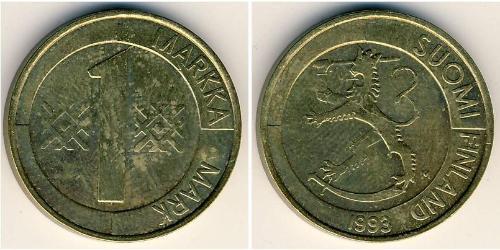 1 Mark Finlande (1917 - ) Bronze/Aluminium 