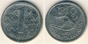 1 Mark Finland (1917 - ) Copper/Nickel 