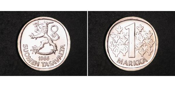 1 Mark Finland (1917 - ) Copper/Nickel 