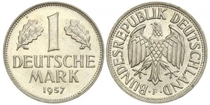 1 Mark West Germany (1949-1990) Copper/Nickel 