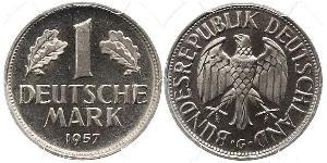 1 Mark West Germany (1949-1990) Copper/Nickel 