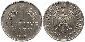 1 Mark West Germany (1949-1990) Copper/Nickel 