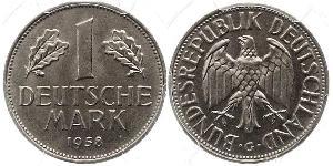 1 Mark West Germany (1949-1990) Copper/Nickel 