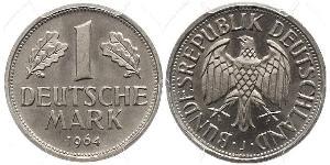 1 Mark West Germany (1949-1990) Copper/Nickel 