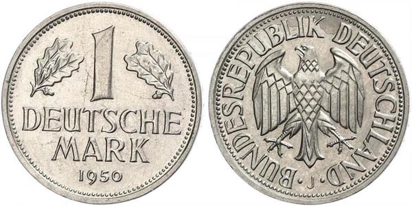 1 Mark West Germany (1949-1990) Copper/Nickel 