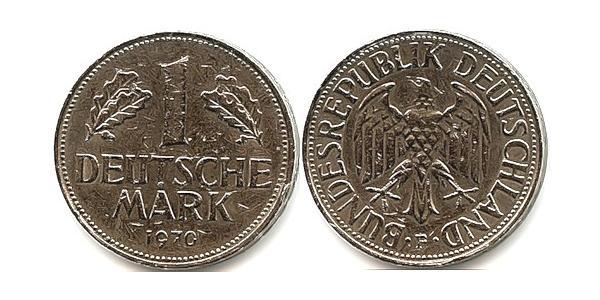 1 Mark West Germany (1949-1990) Copper/Nickel 