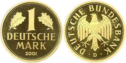 1 Mark Bundesrepublik Deutschland  (1990 - ) Gold 