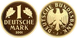 1 Mark Federal Republic of Germany (1990 - ) Gold 