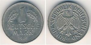 1 Mark Geschichte der Bundesrepublik Deutschland (1949-1990) Kupfer/Nickel 