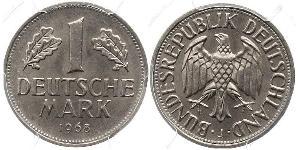 1 Mark Geschichte der Bundesrepublik Deutschland (1949-1990) Kupfer/Nickel 