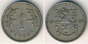 1 Mark Finnland (1917 - ) Nickel 