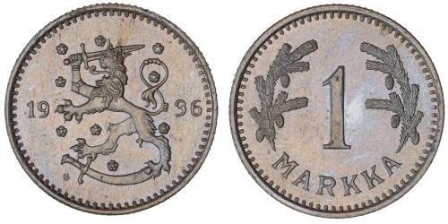 1 Mark Finnland (1917 - ) Nickel 