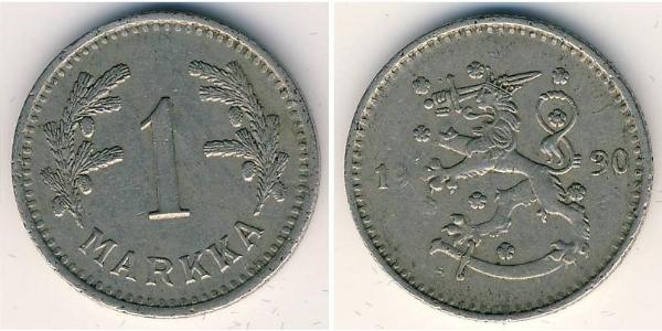 1 Mark Finnland (1917 - ) Nickel 