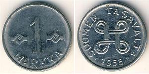 1 Mark Finlande (1917 - ) Acier/Nickel 