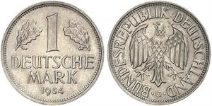 1 Mark Alemania Occidental (1949-1990) Níquel/Cobre 