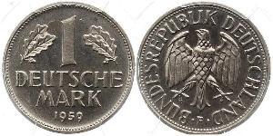 1 Mark Alemania Occidental (1949-1990) Níquel/Cobre 