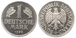 1 Mark Alemania Occidental (1949-1990) Níquel/Cobre 