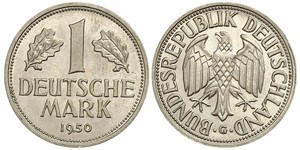 1 Mark Alemania Occidental (1949-1990) Níquel/Cobre 