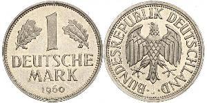 1 Mark Alemania Occidental (1949-1990) Níquel/Cobre 