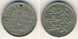 1 Mark Estonia (1991 - ) Níquel/Cobre 