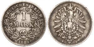 1 Mark Imperio alemán (1871-1918) Plata 