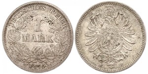 1 Mark Imperio alemán (1871-1918) Plata 