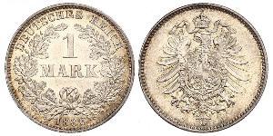 1 Mark Imperio alemán (1871-1918) Plata 