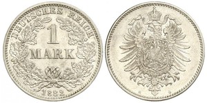 1 Mark Imperio alemán (1871-1918) Plata 